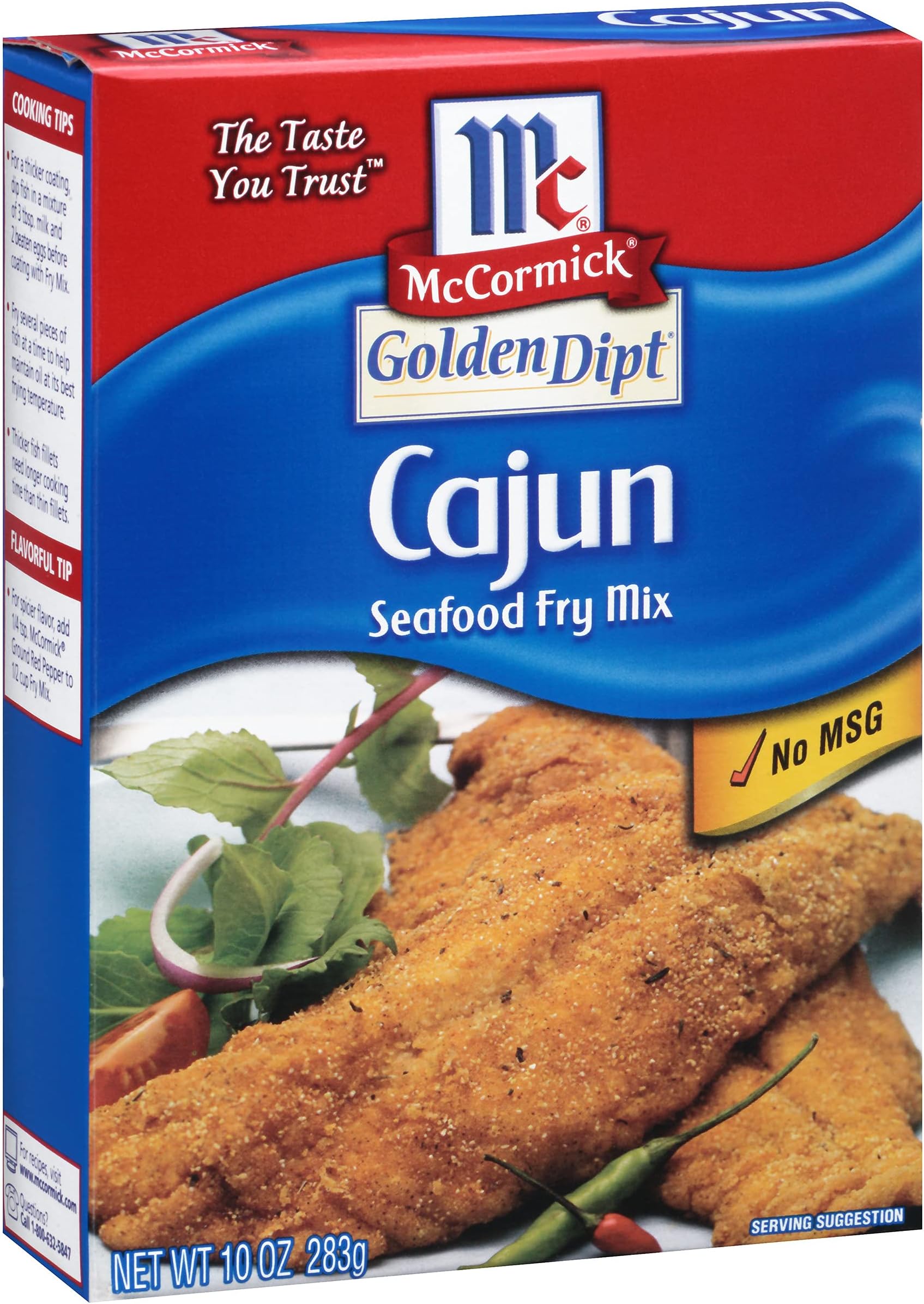 Golden Dipt Cajun Seafood Fry Mix, 10 oz