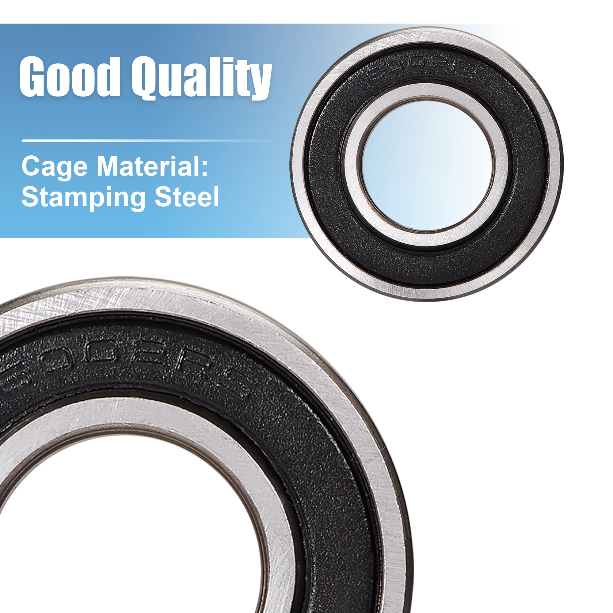SKF 6002 2RSH/C3 Deep Groove Ball Bearing – Rubber Sealed, 15x32x9mm, Steel Construction