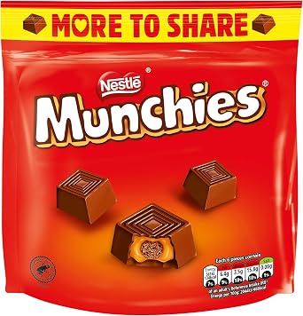 MUNCHIES  Milk Chocolate & Caramel Sharing Bag 194g