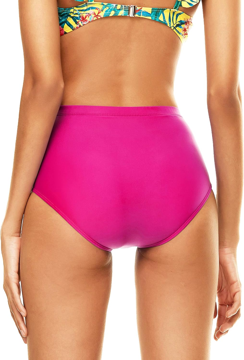 Bellecarrie Women's High Waisted Bikini Swim Bottoms Full Coverage Tankini Swimsuit Bottoms Dance Briefs - Image 3