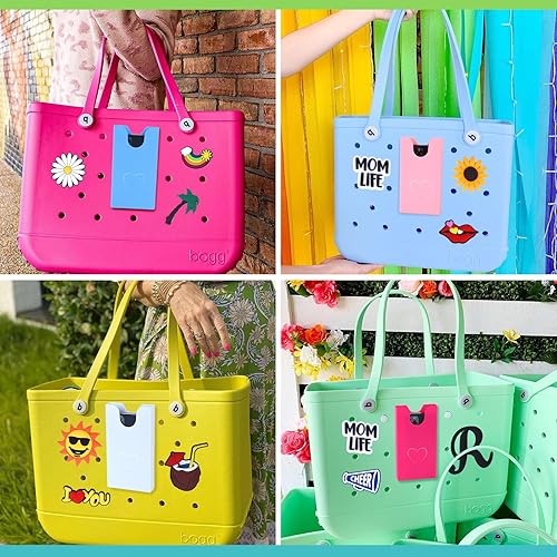 Miniatura 8 de Soporte universal para teléfono para bolsa Bogg, plástico ABS duro, soporte universal para teléfono celular Bogg Beach Tote XL, accesorios para