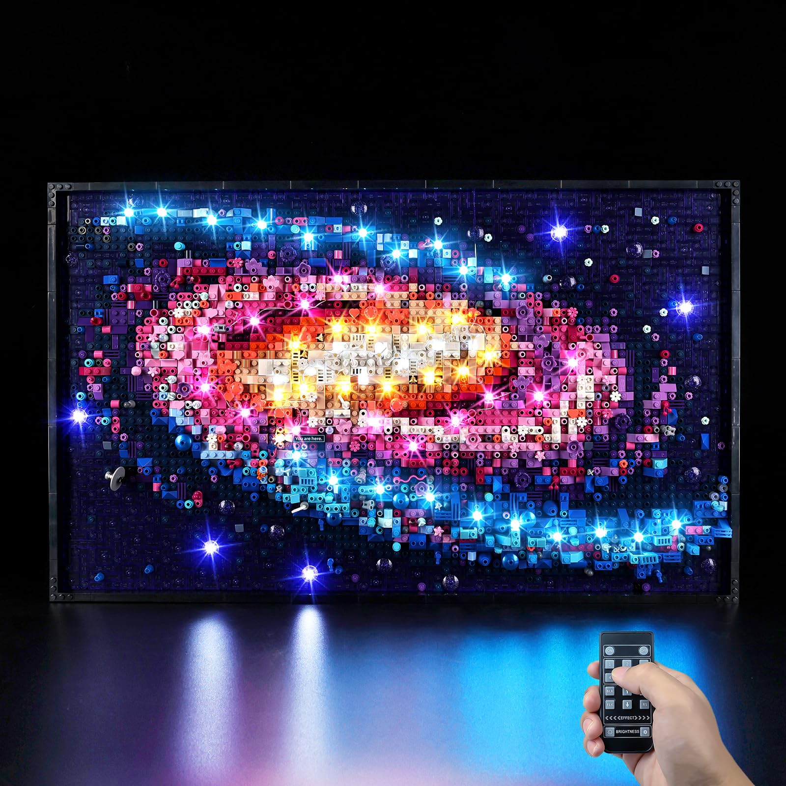 Kyglaring LED Lighting Kit Compatible with Lego Art The Milky Way Galaxy 31212 Building Blocks