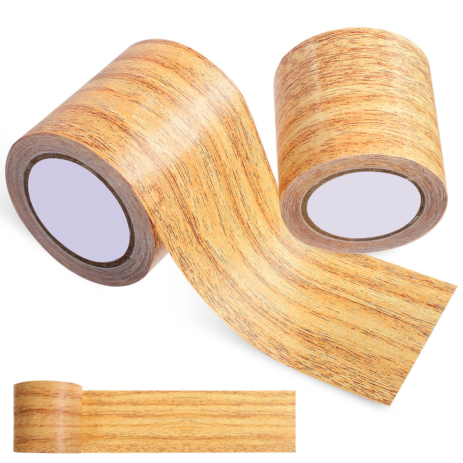 Cinta de veta de madera camel dorado autoadhesiva y resistente 8