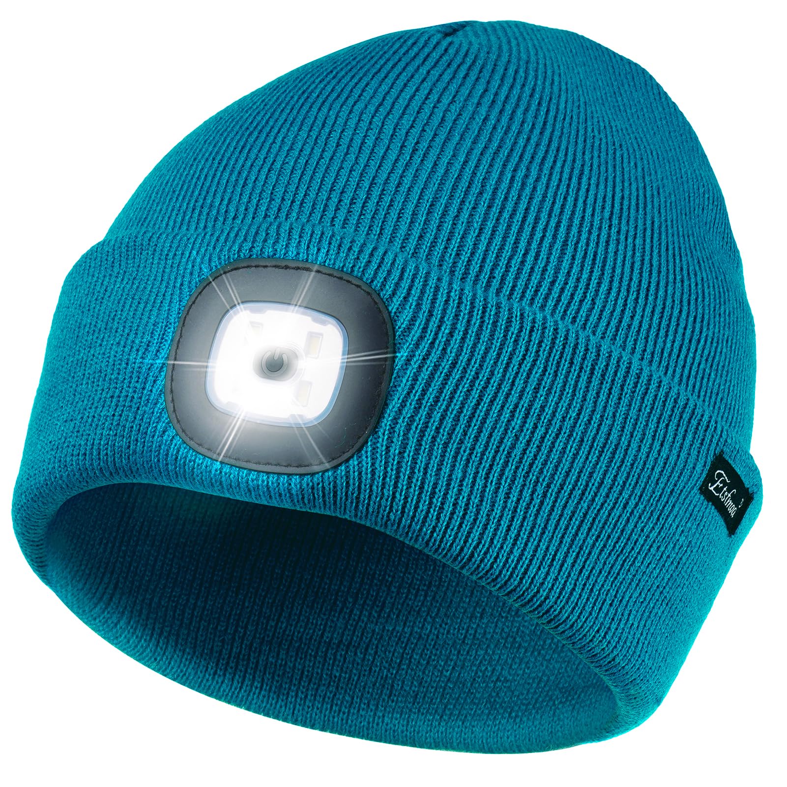 Etsfmoa Unisex Beanie with The Light, Gifts for Men Dad Father Winter Caps