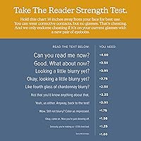 Vista 6 de eyebobs Gafas de lectura para fiestas de televisión estrechas, gafas de lectura prémium para hombres y mujeres, marco redondo para caras estrechas