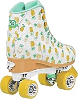 Vista 3 de Roller Derby Elite Candi GRL Lucy Pineapple - Patines ajustables para niñas con equipo de protección, tamaño ajustable, paquete de tres equipos