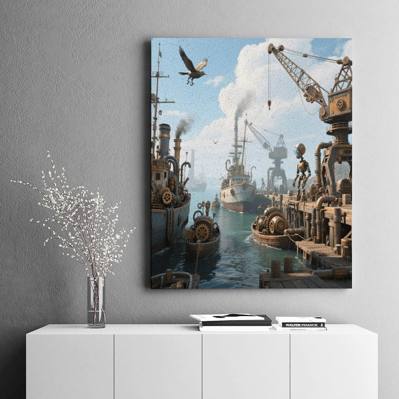 KOAYUBFC Malen-nach-Zahlen-Set für Erwachsene, Anfänger, Erwachsene, Malen-nach-Zahlen-Kits auf Leinwand, DIY-Acryl-Ölfarben, Gemälde mit Pinseln als Geschenk, Wanddekoration