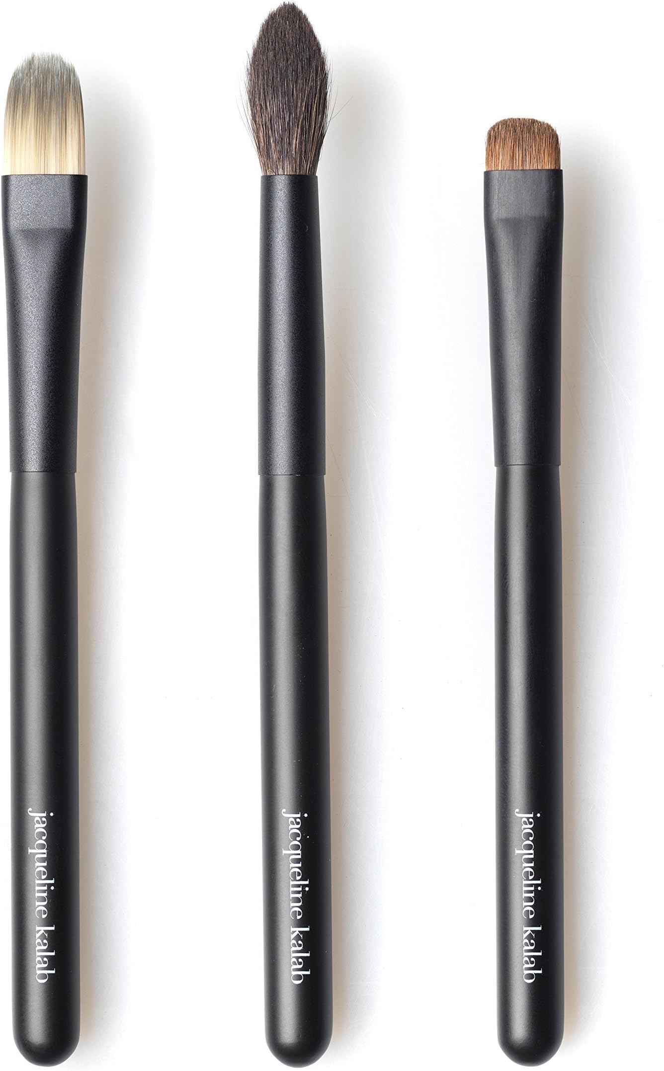 The Perfect Eye Brush Set, by Jacqueline Kalab - Self-Makeup Handle Length - 4.9in
