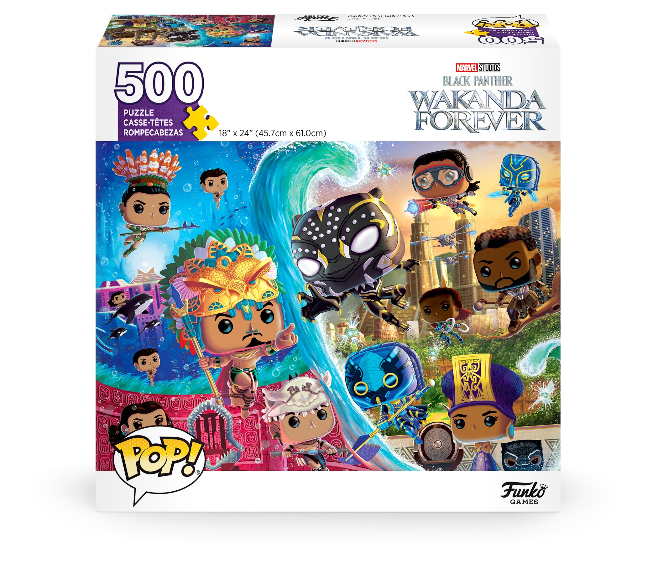 Amazon.com: Funko Pop! Black Panther: Wakanda Forever 500 Piece