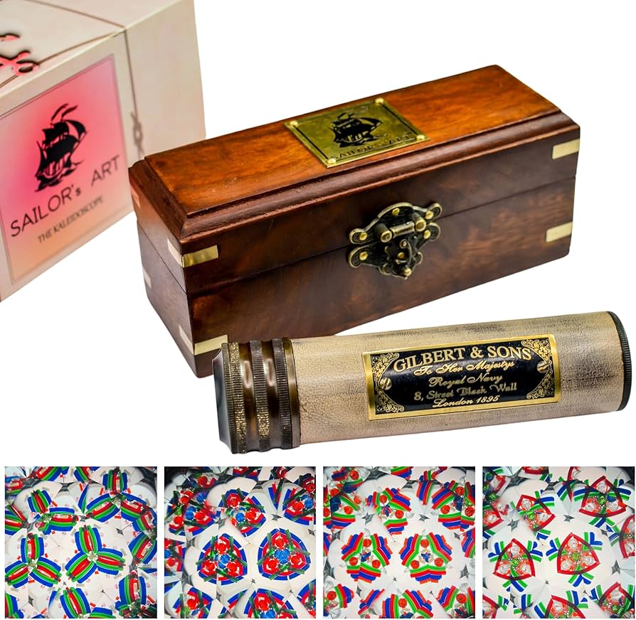 Amazon.com: Handmade Kaleidoscope with Wooden Box, Educational Amazon.com: Handmade Kaleidoscope with Wooden Box, Educational