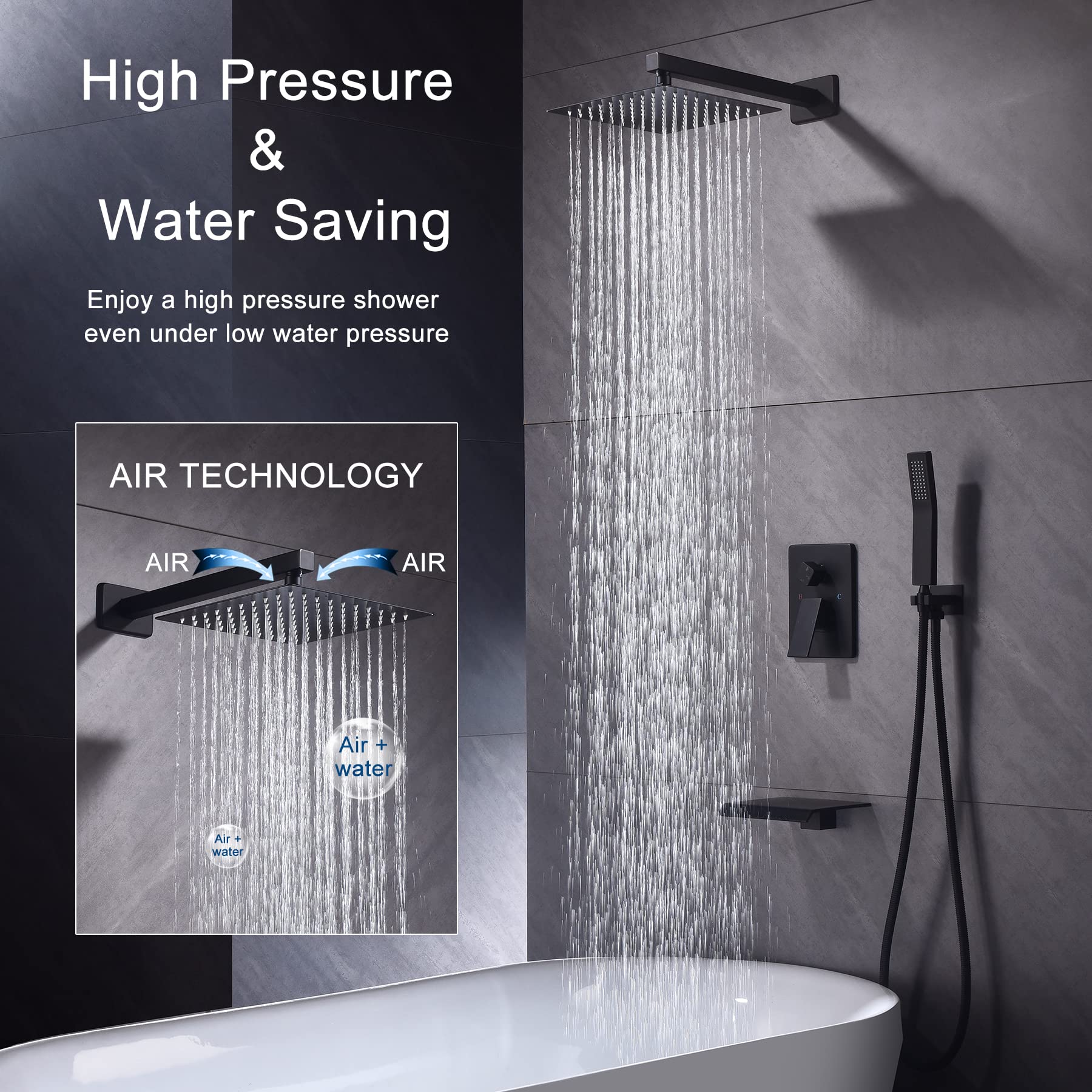 音浴　エスペシャリィ5枚セット SANEI MALL / シャワーヘッド（レイニーストップ）RAINY STOP