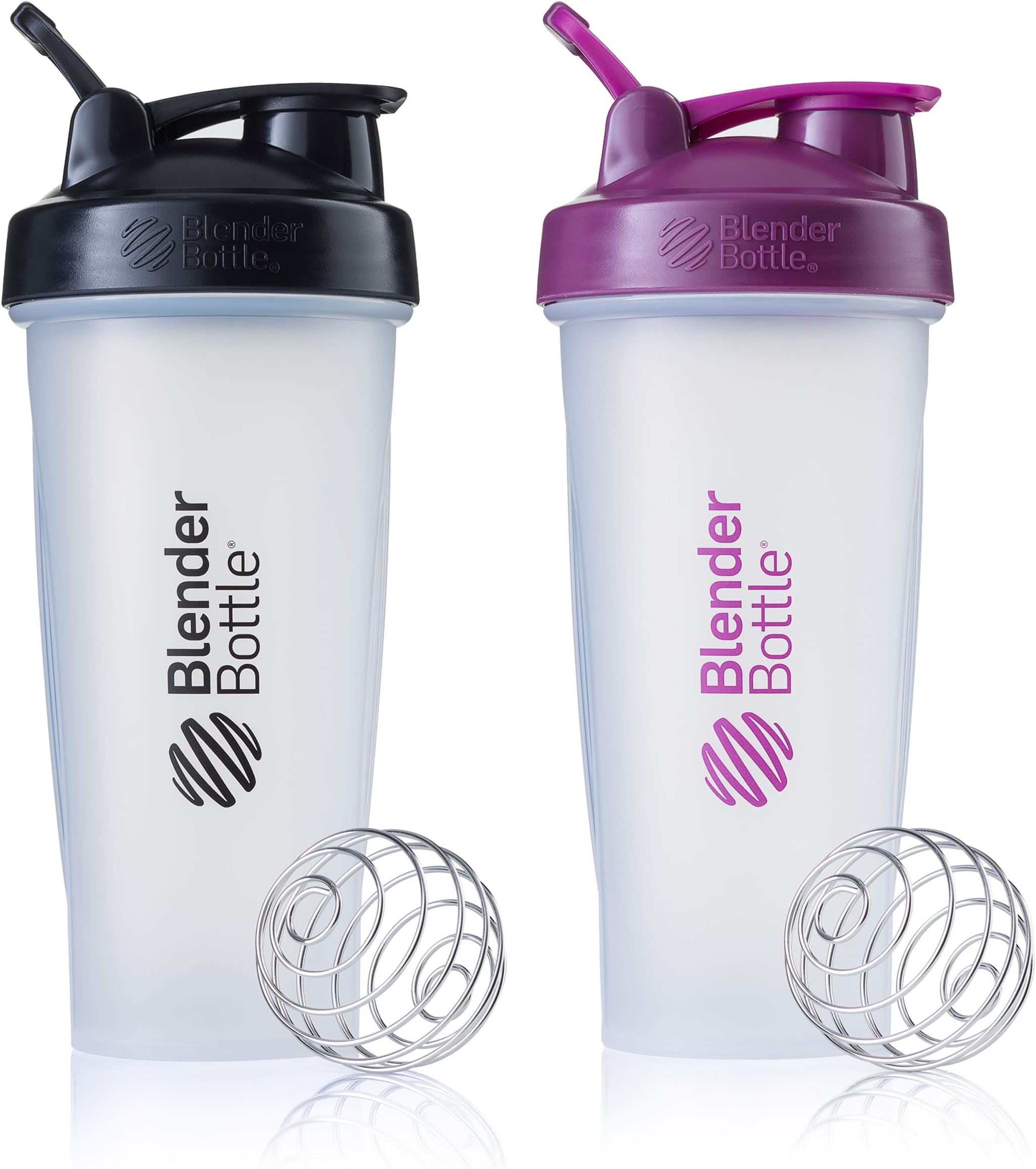 Blender Bottle Classic Loop Top Shaker Bottle, 28-Ounce 2-Pack, Moss/Moss and Navy/Navy 28oz 696814