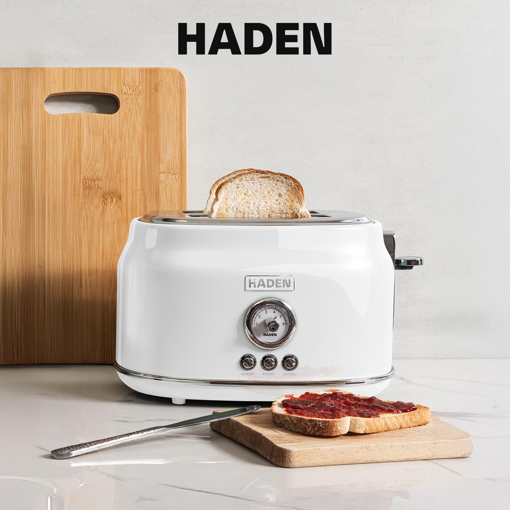 Amazon.com: Haden Dorset 2 Slice Extra Wide Slot Toaster with Cool