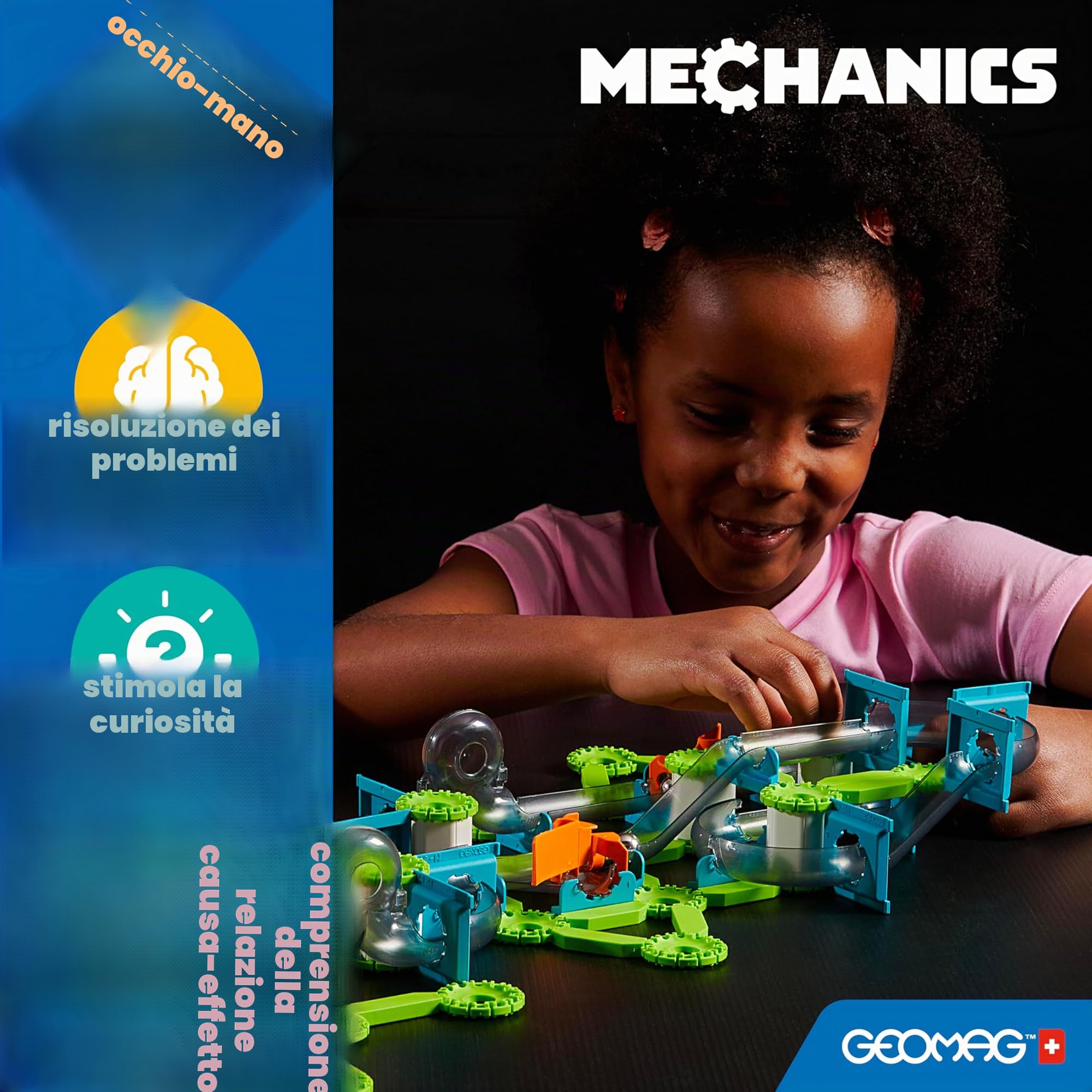 Geomag - Costruzioni Magnetiche per Bambini con Ingranaggi in Movimento