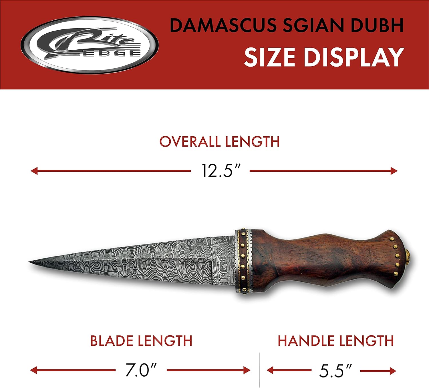 Szco Supplies Damascus Steel Sgian Dubh Ireland Ubuy