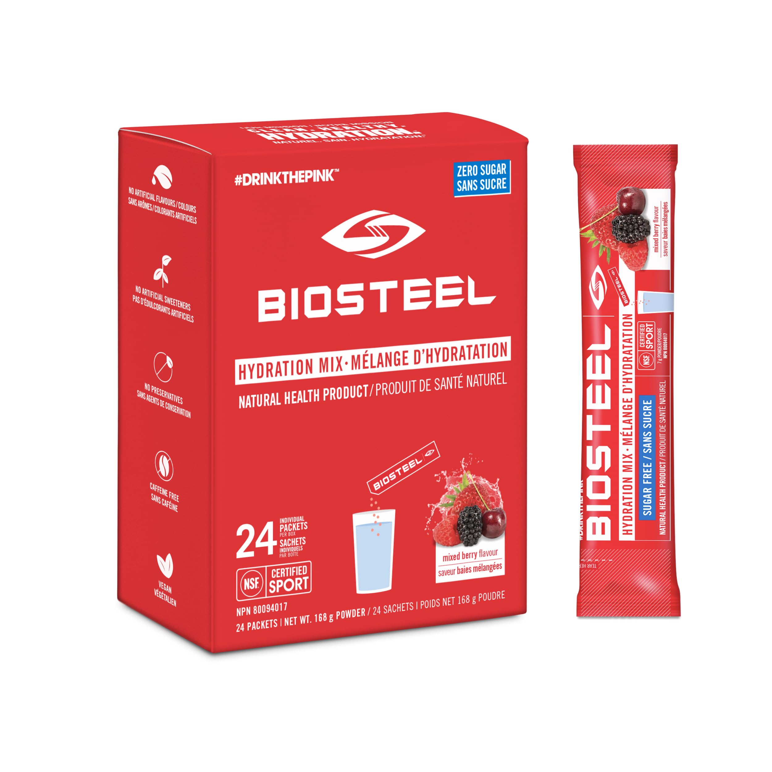BioSteel Hydration Mix, Great Tasting Hydration with Zero Sugar, and No ...