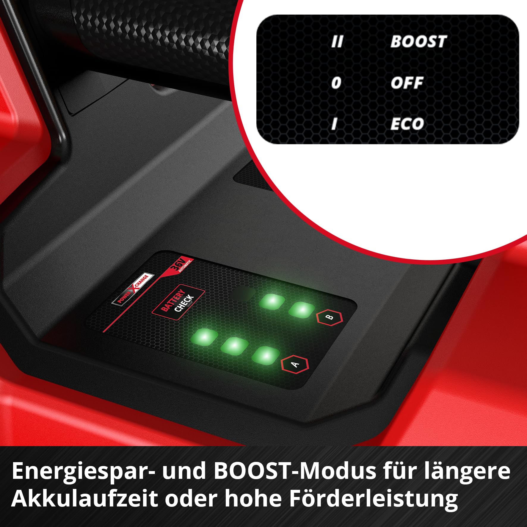 Einhell Akku-Gartenpumpe AQUINNA 18/30 F LED Power X-Change (18 V, maximal 3000 L/h Fördermenge, 2 Akku-Steckplätze, doppelte Laufzeit, ECO-/BOOST-Modus, Vorfilter, ohne Akku)