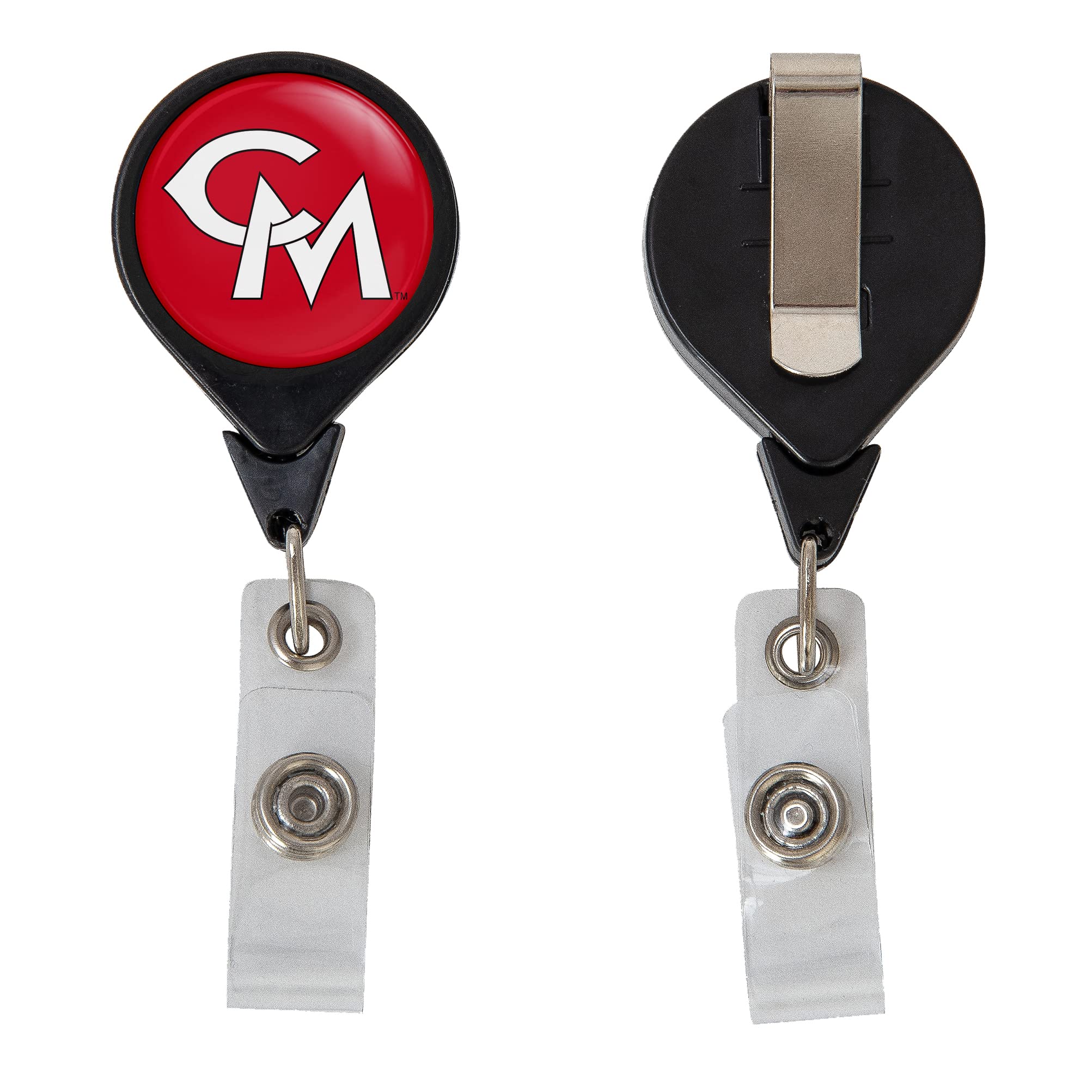 Desert Cactus University of Central Missouri Retractable Badge Holder MUC ID Reel with Ticket Clip for Lanyard, Work, School & Office Access