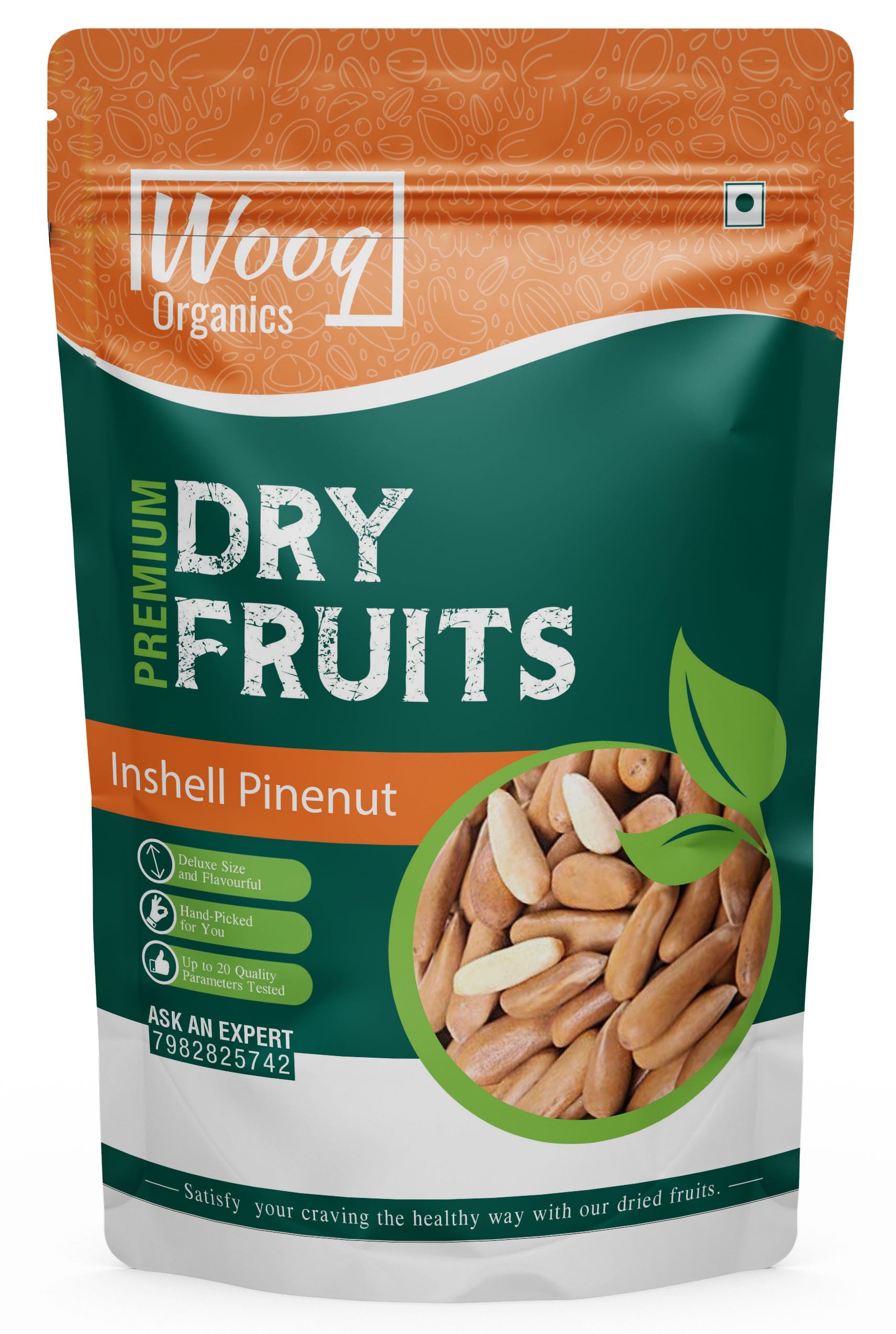 Wooq Organics Premium Pine Nuts Whole 50g, Chilgoza big size (B0BN1Z1D7C) Amazon Price History, Amazon Price Tracker