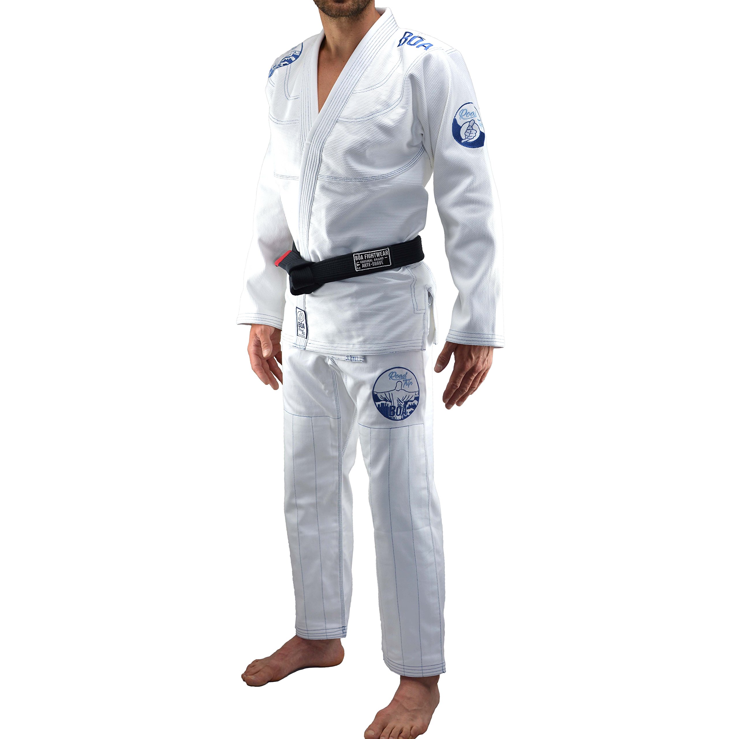 BJJ GI Road Trip, Kimonos (Brazilian Jiu Jitsu) Hombre A0 Blanco