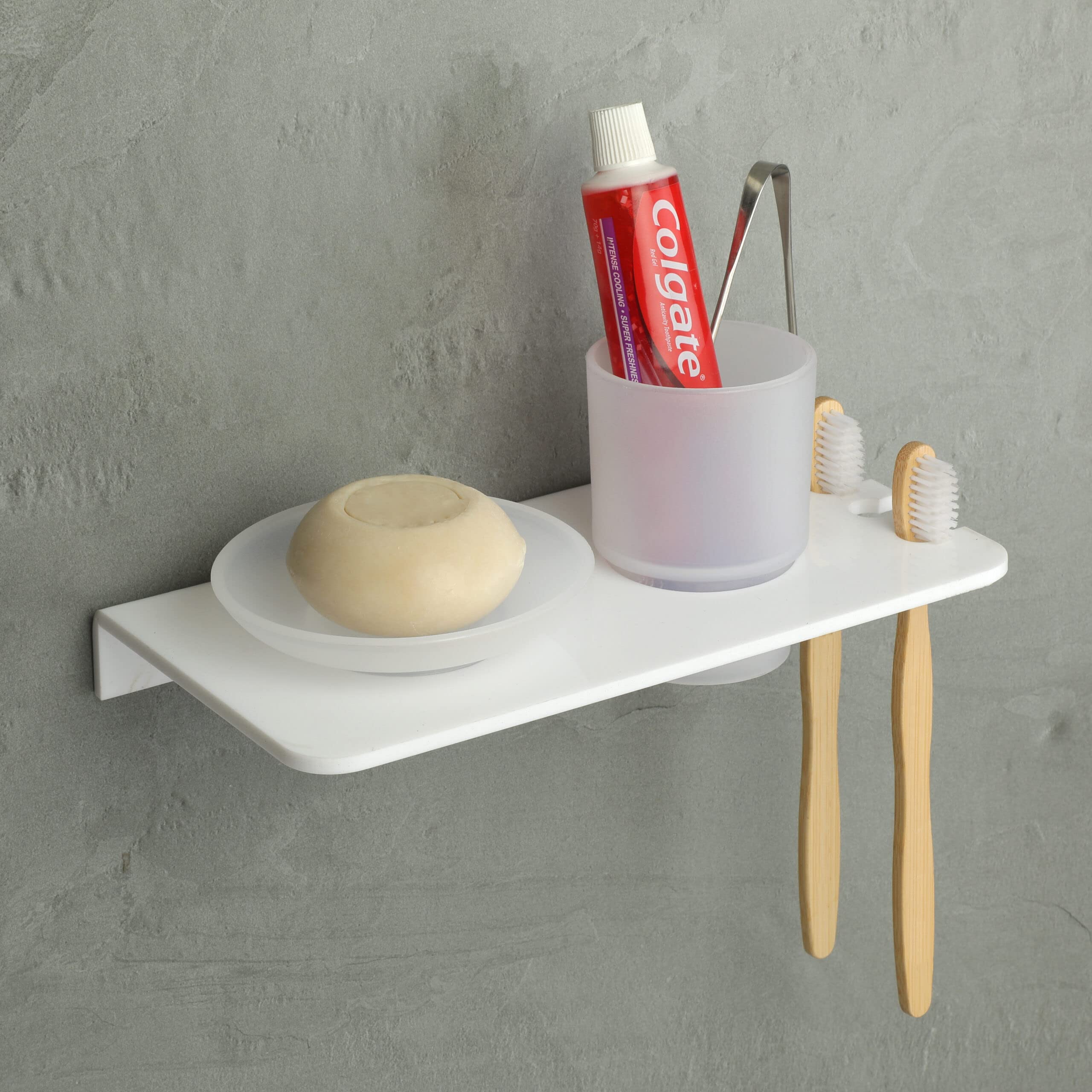 See full amazon price history chart for WSK Acrylic Soap Dish with Tumbler Toothbrush Holder Stand for Bathroom with Removable Drain Tray and Glass for wash Pack of 1 Pcs (White) WSK Acrylic Soap Dish with Tumbler Toothbrush Holder Stand for Bathroom with Removable Drain Tray and Glass for wash Pack of 1 Pcs (White) (B0C3YKQM9W) Amazon Price History, Amazon Price Tracker