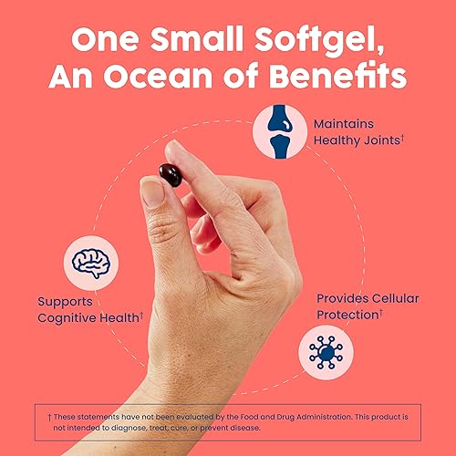 Miniatura 13 de NativePath Aceite de krill antártico – Aceite de krill omega 3 capturado en la naturaleza, 500 mg cápsulas blandas con EPA, DHA y astaxantina