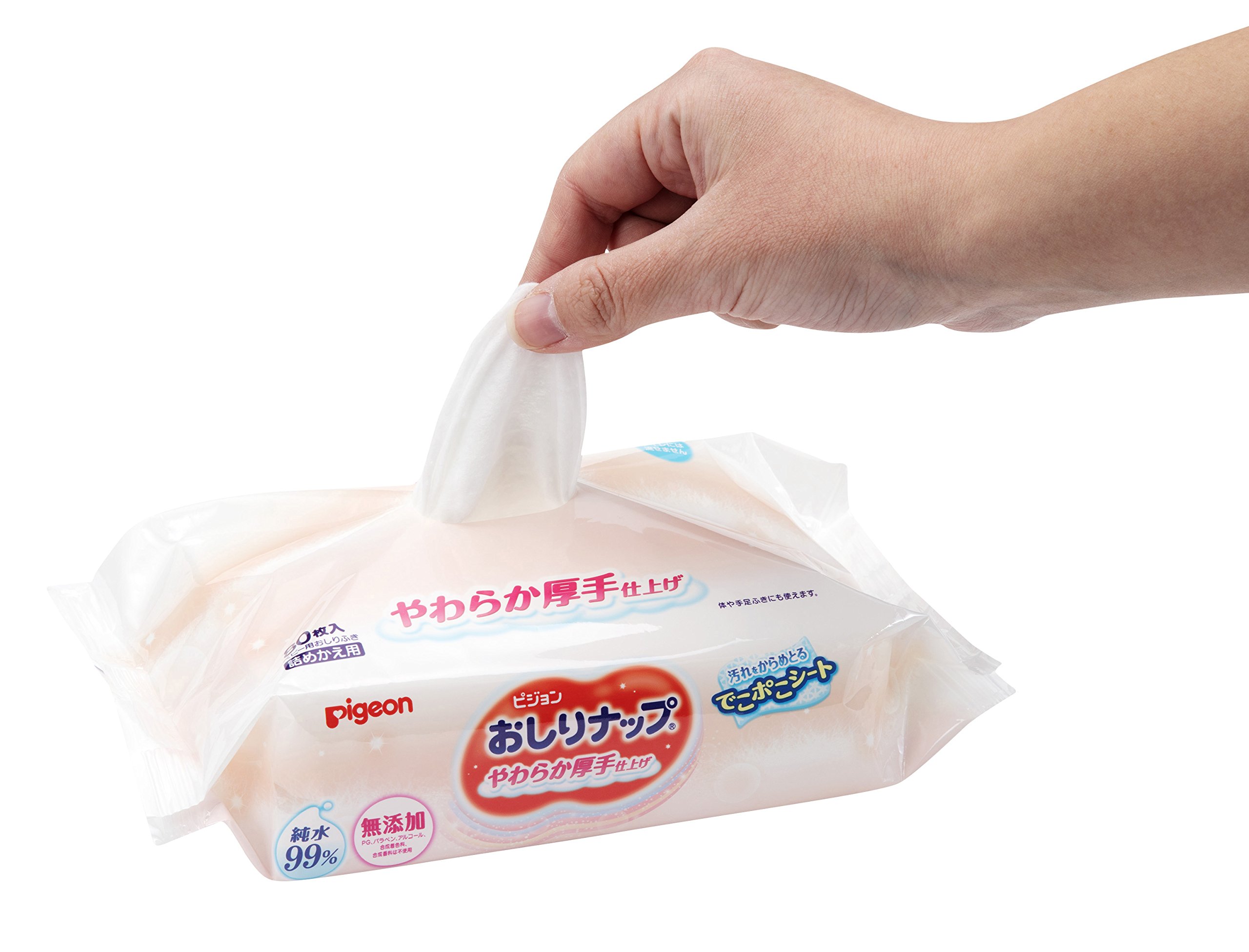 Amazon.co.jp: おしりナップ やわらか厚手仕上げ 詰めかえ用 80枚入り
