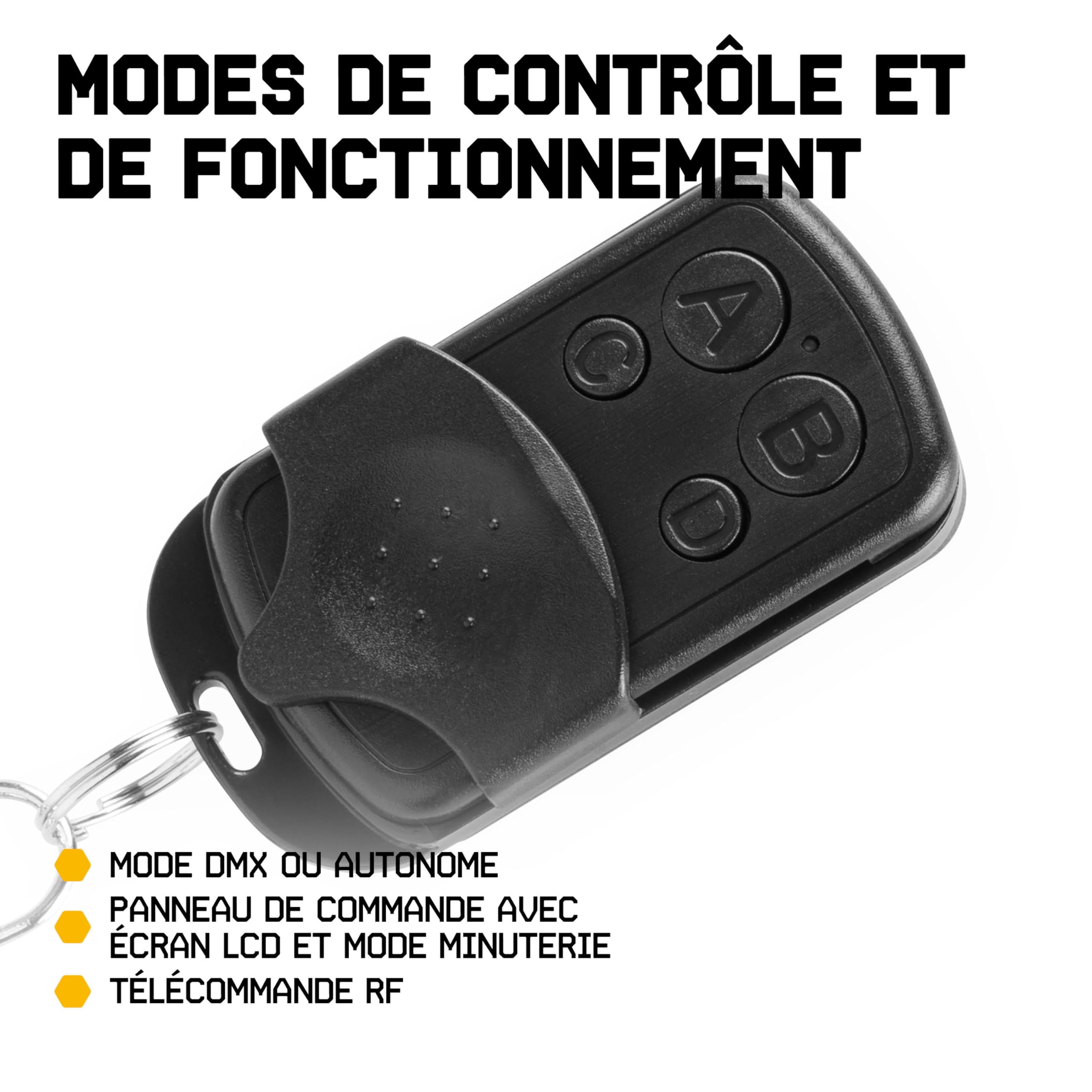 BeamZ Cyclone400 Pack Machine à Fumée et à Bulles 2-en-1 avec 48 LEDs RGBW, 10L de liquide à fumée et 10L de liquide à bulles inclus