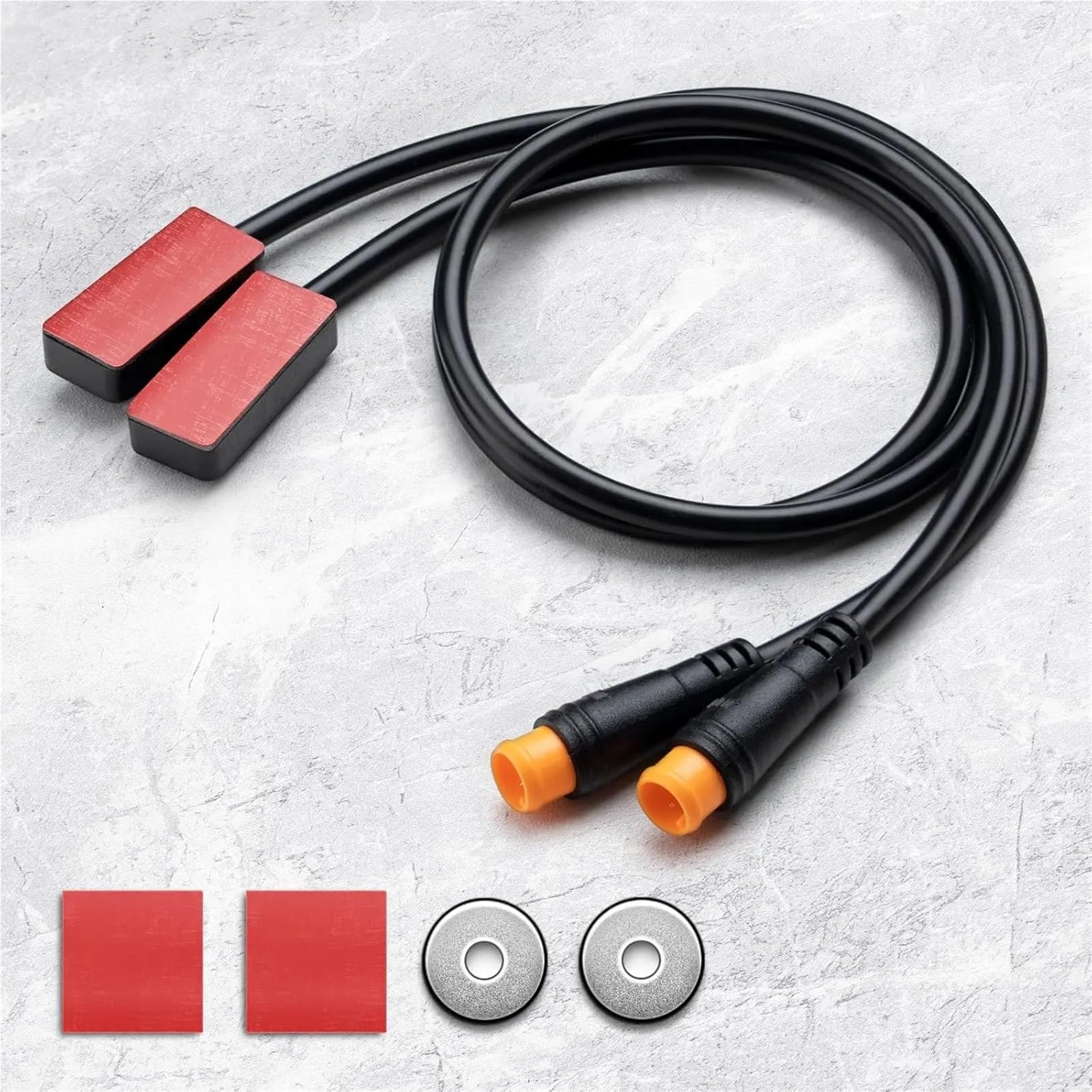 Wyłącznik świateł hamulcowych Czujnik hamulca Wodoodporny czujnik hamulca, 3-pinowy kabel magnetyczny, czujnik odcięcia zasilania hydraulicznego, pasujący do zestawu z silnikiem Bafang Mid Drive | One Piece