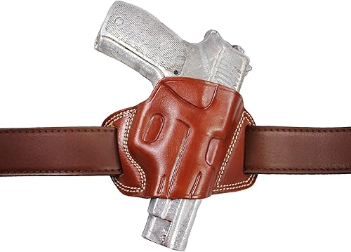 Miniatura 7 de Cinturón de dibujo rápido hecho a mano fuera de la banda de cintura OWB lleva la funda de pistola de cuero