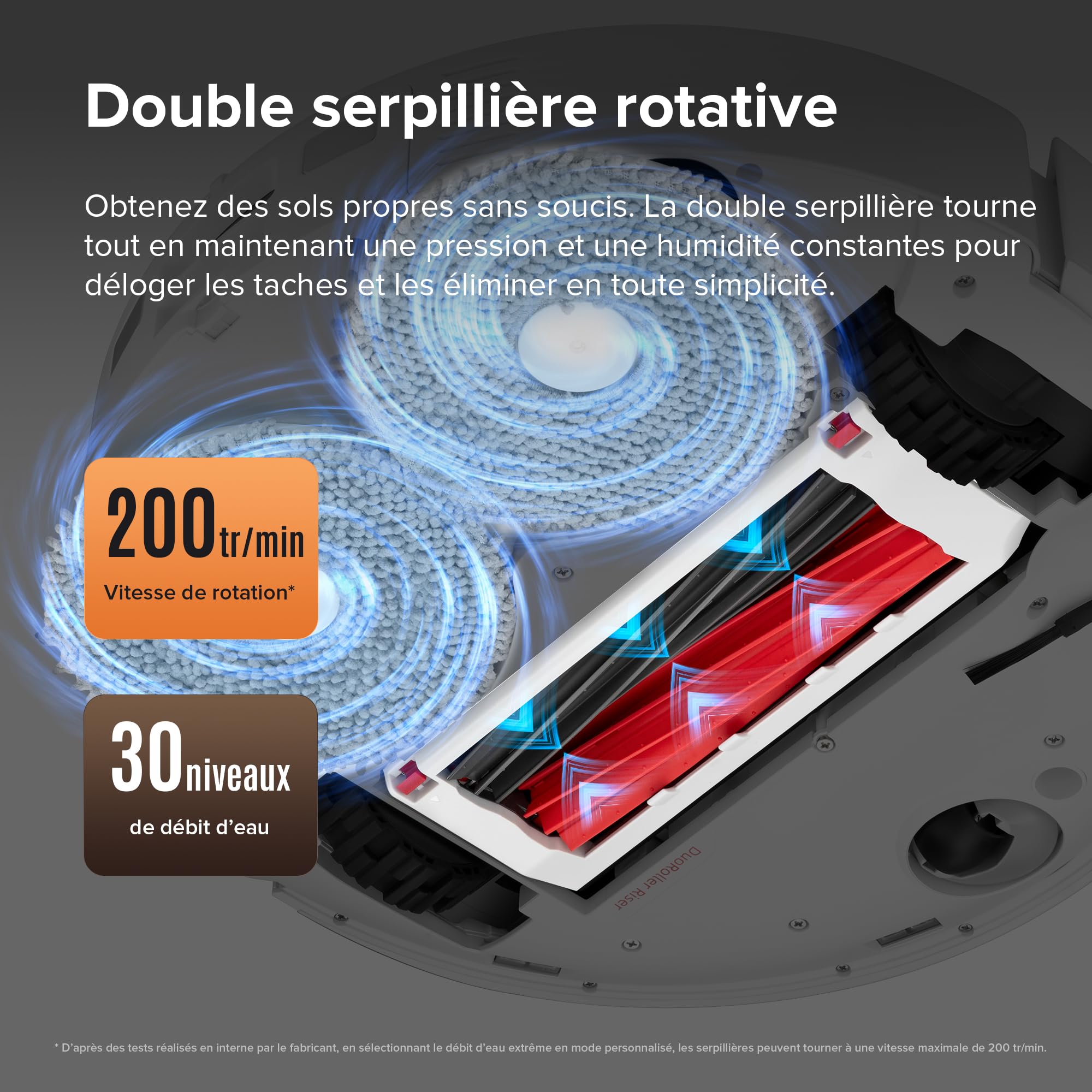 Bluearks Ensemble de 19 pièces de rechange pour aspirateur Roborock Q Revo[Non compatible avec Qrevo S/Pro/Plus/MaxV] Kit d'accessoires pour aspirateur Q Revo, 1 brosse principale, 4 tampons de