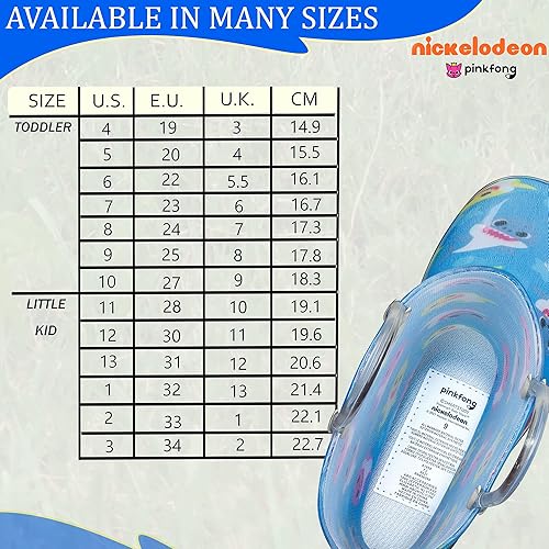 Miniatura 7 de Nickelodeon Baby Shark - Botas de lluvia impermeables de PVC con asas fáciles de poner