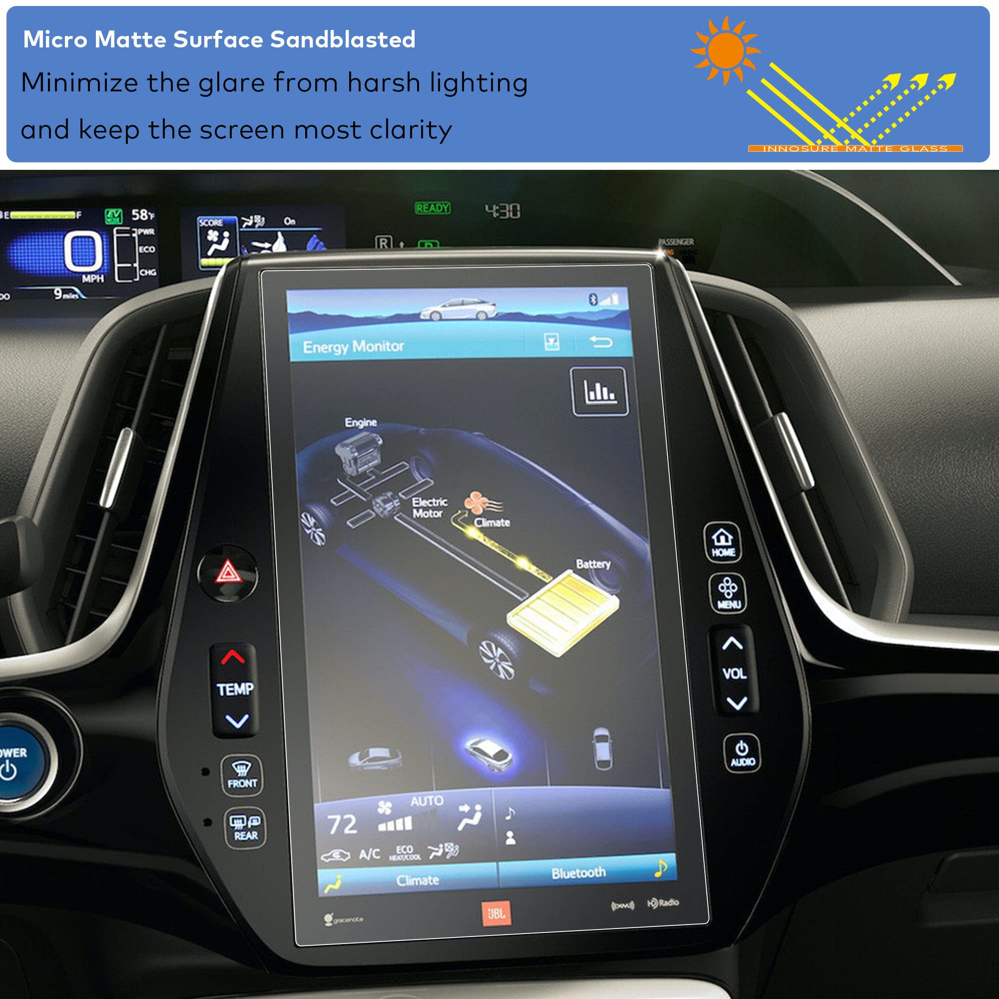 PcProfessional Screen Protector (Set Of 2) For 2020 Hyundai Kona San