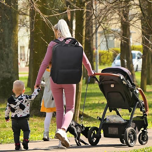 Miniatura 7 de Bolsa de viaje para cochecito compatible con GB Pockit y GB Pockit Air Plus todo terreno, mochila de viaje ligera para cochecito para avión (negro),