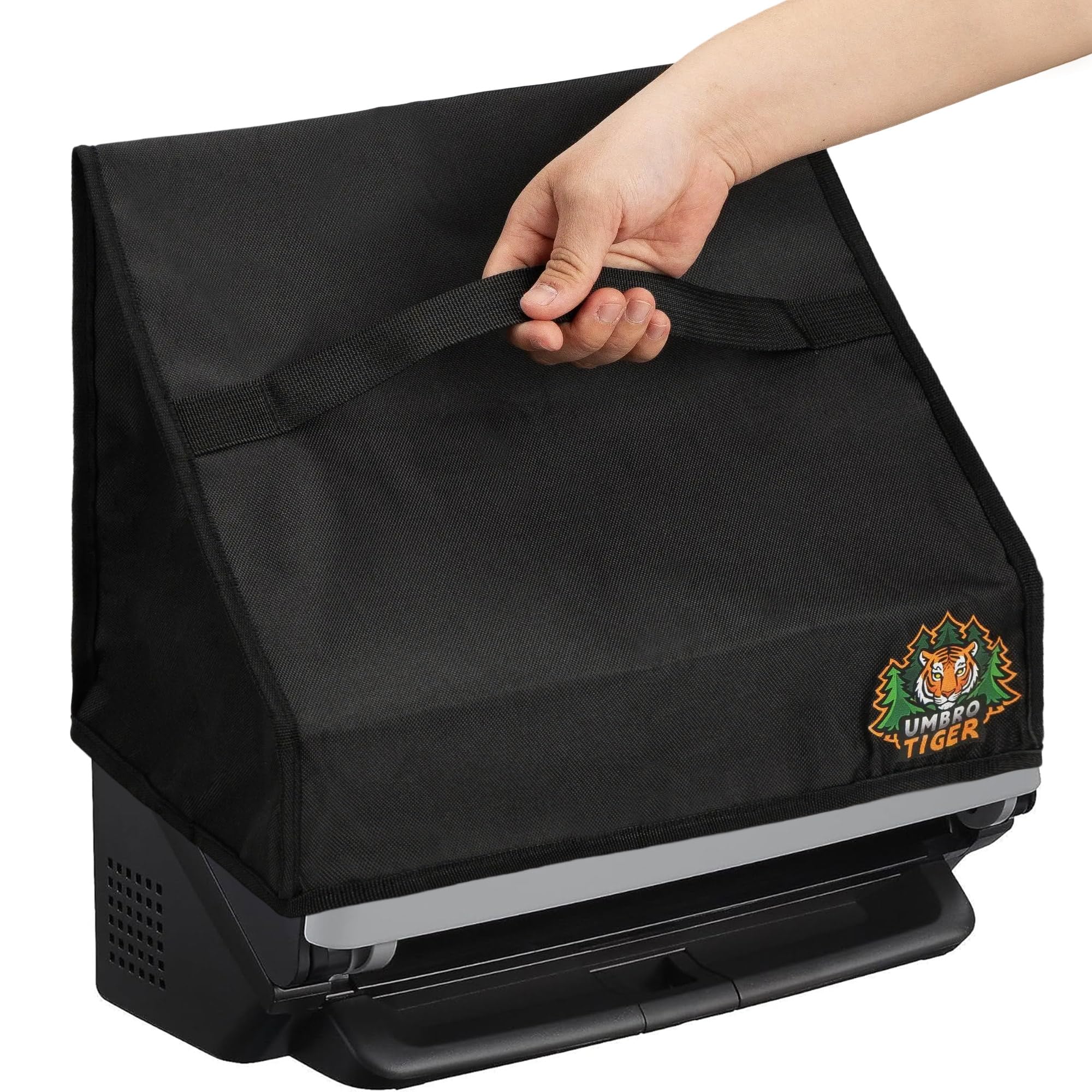 Umbrotiger Scanner Dust Cover for Canon imageFORMULA R40 / RS40 / R50 Scanners Waterproof Anti-Static Dustproof Cover, Foldable with Handle (300D Oxford Fabric) for Office and Home