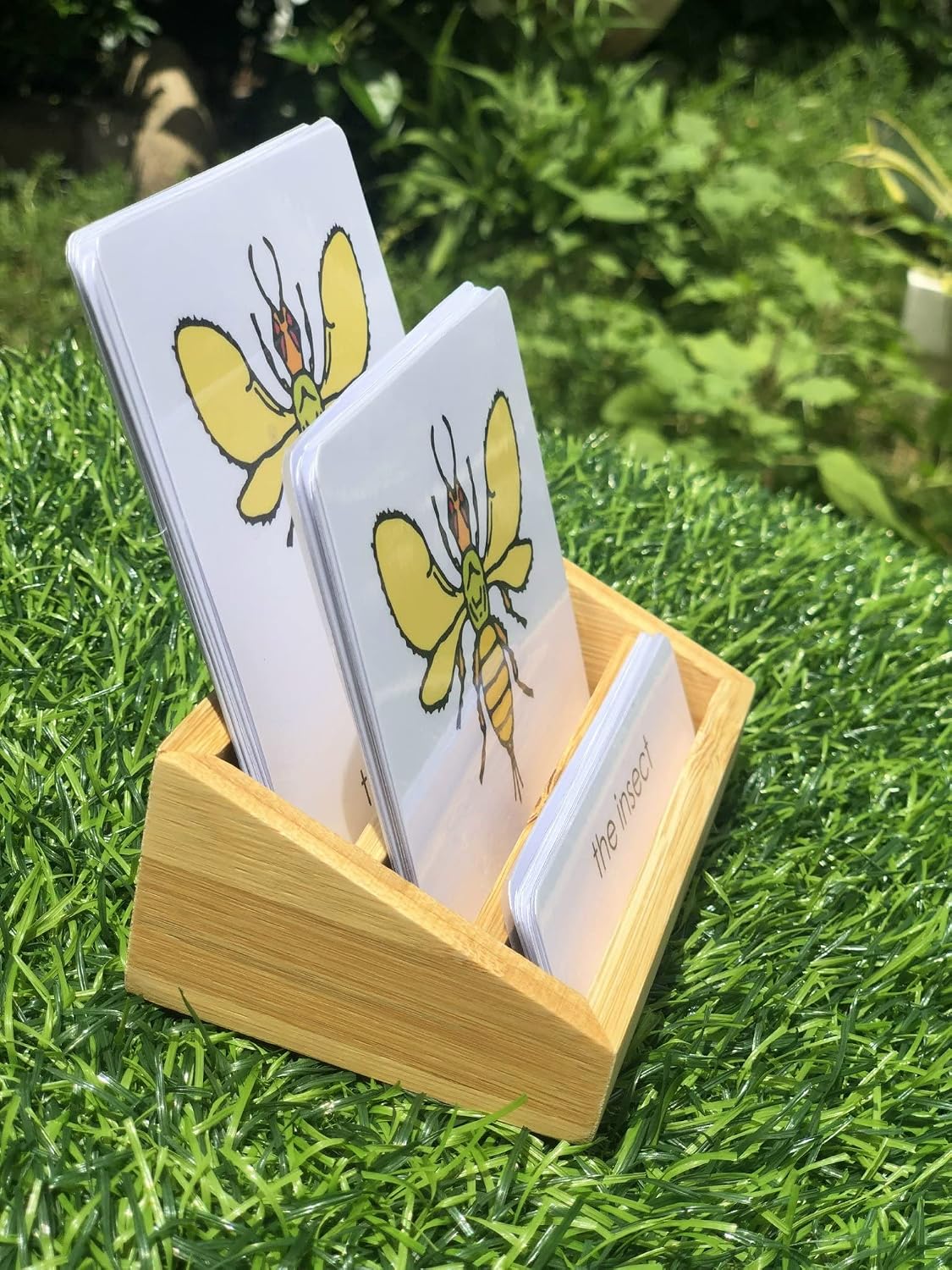 2 Sets Montessori Three Part Card Tray Montessori material The Holder for Montessori 3 Part Cards - NOT for Greeting Cards