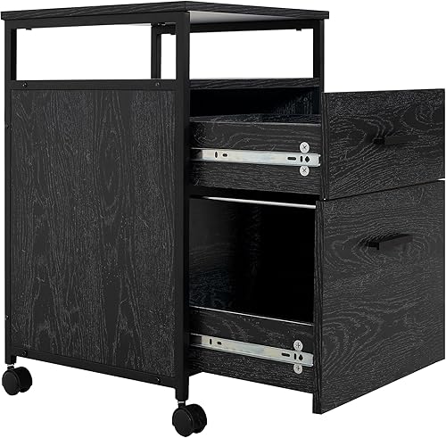 Miniatura 6 de Naomi Home Archivadores de oficina de madera para oficina en casa, archivador de madera, gabinete de archivos móvil, gabinete de almacenamiento