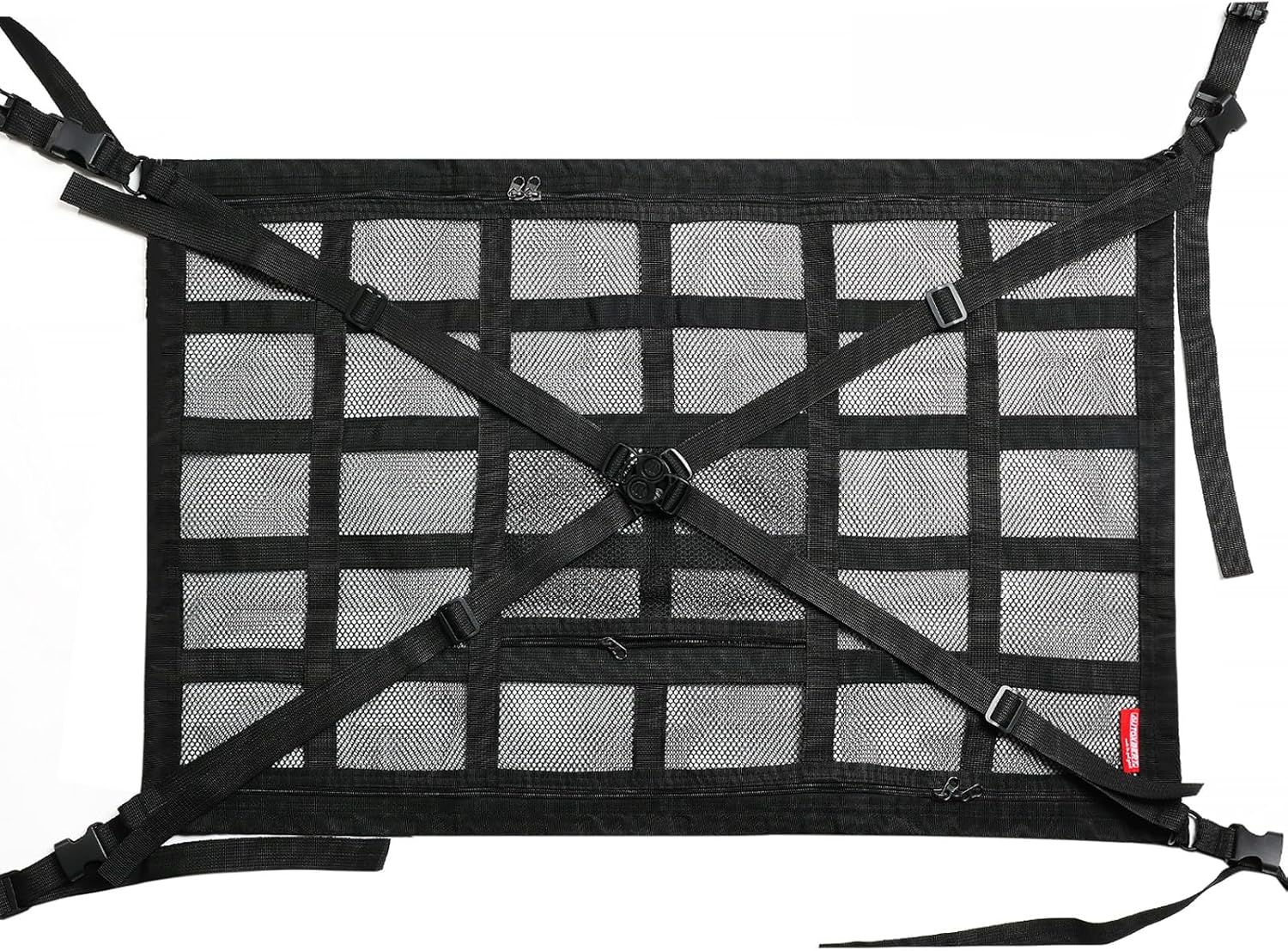 Car Ceiling Cargo Net Pocket,Car Ceiling Cargo Net,Car Camping Cargo Net for Car,Truck SUV Travel Long Road Trip Camping Interior Accessories, Universal for Cars（25 * 34 * 44inch）