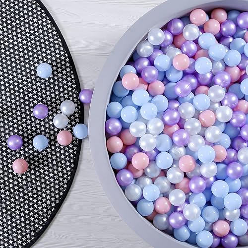 Miniatura 109 de GOGOSO Pelotas para niños pequeños, paquete de 50, 100, 200 bolas de plástico, sin ftalatos, sin BPA, no tóxicas, de 2.2 pulgadas, a prueba