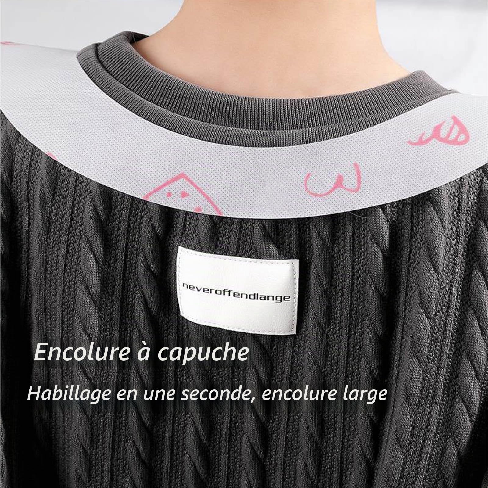 Bavoir Lansls Adulte - 50 Pièces Jetables, Tabliers pour Personnes Âgées