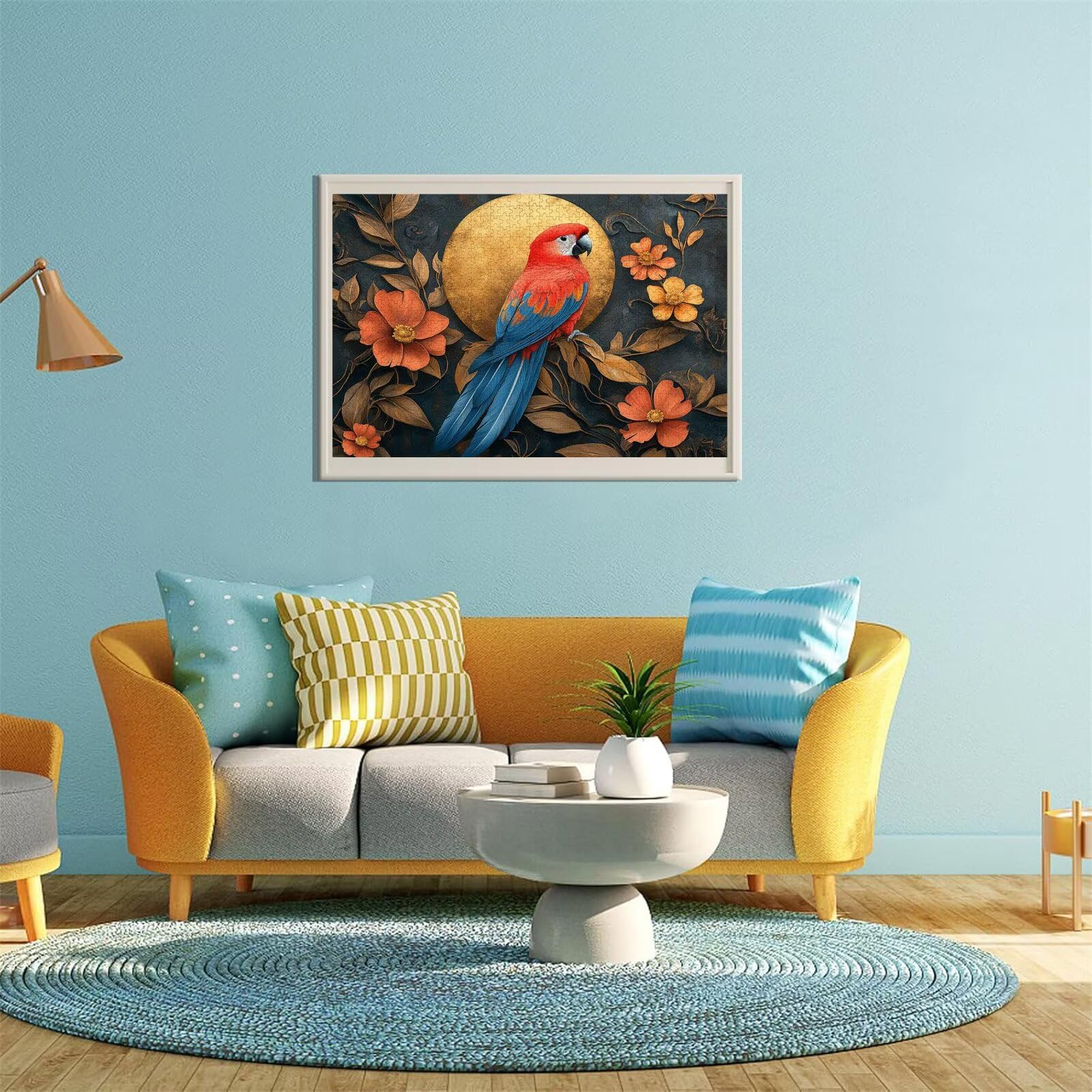 Papagei Puzzle für Erwachsene Kinder Anspruchsvoll 5000 Teile Impossible Klassische Puzzles Schwer Vogel ab 8 9 10 Jahre Mädchen Jungen Jigsaw Kunst Educa,für Dekoration und Geschenke 105x156cm t-977