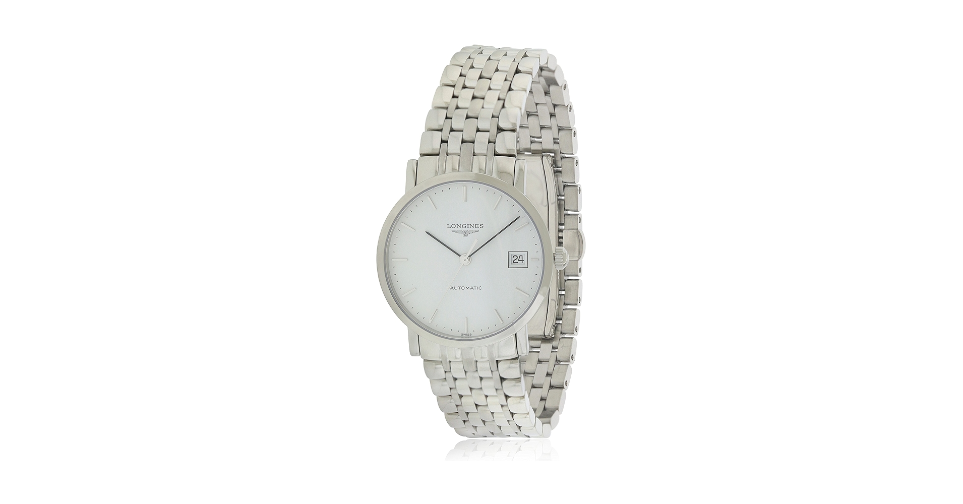 Amazon.com: Longines Elegant Automatic White Dial Ladies