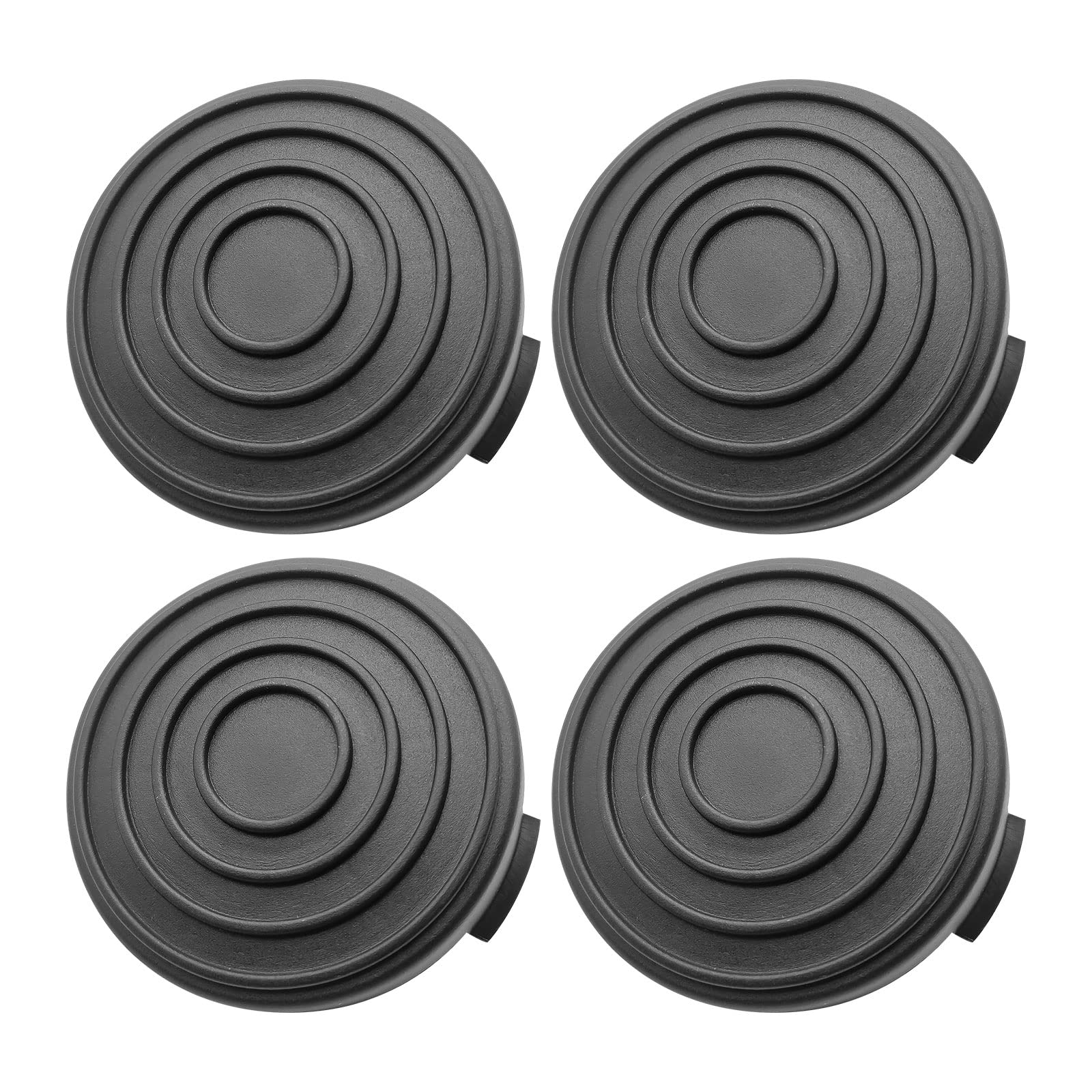luolety 4CPS Spool Covers Caps for Einhell CG-ET 4530 RTV 400 RTV 550 RTV 550/1, ABS Replacement Spool Cover for Grass Trimmer Brush Cutter