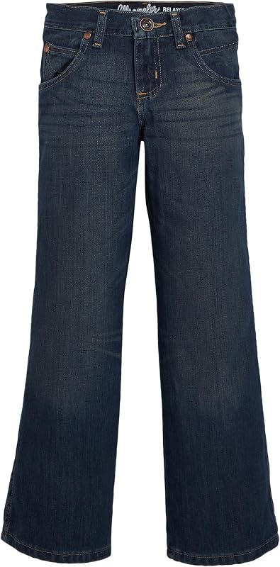 Retro Relaxed Fit Boot Cut Jean, Night Sky, 5