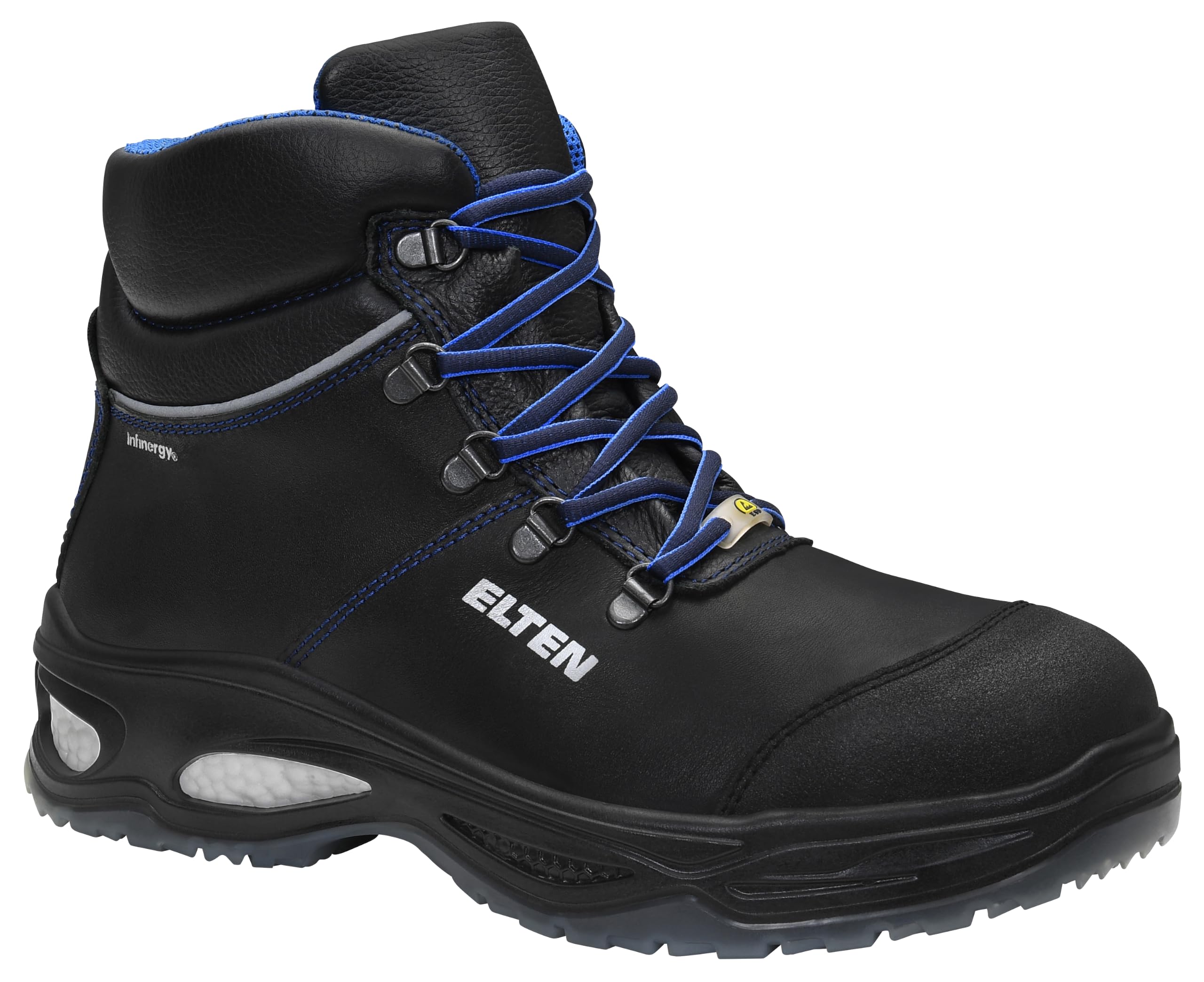 ELTEN MILTON Mid ESD S3 | Sicherheitsschuhe für Damen & Herren, Stahlkappe, leicht, atmungsaktiv