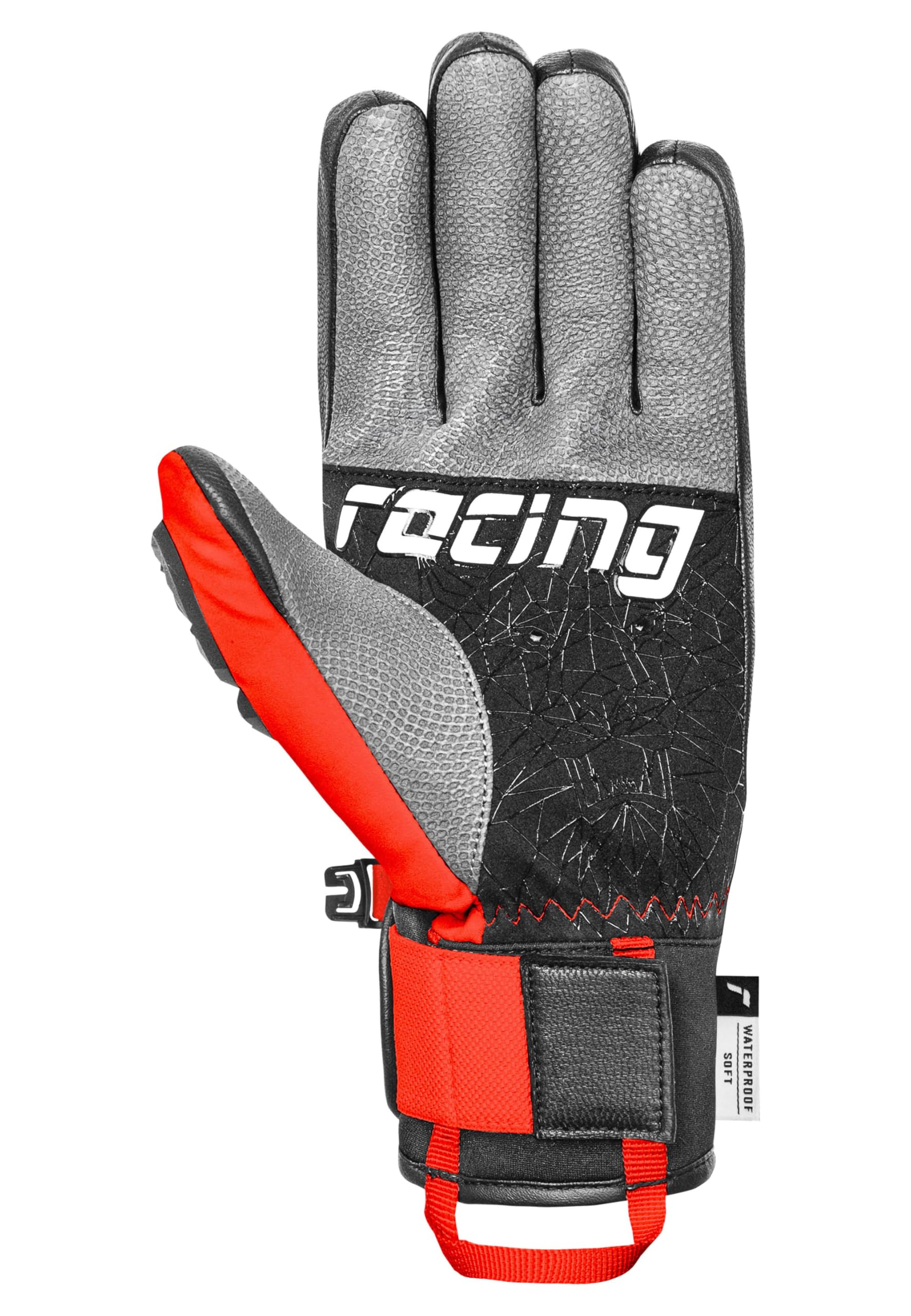 Reusch Gants de Ski Ultra Unisexes - Gants d'hiver Chauds et Coupe-Vent avec Isolation R-LOFT - Cuir, Protection des Doigts en Caoutchouc Dur - Softshell - Imperméables et Respirants