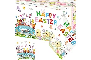 Ceiba Tree Easter Tablecloths Disposable: Perfect for Springy Celebrations