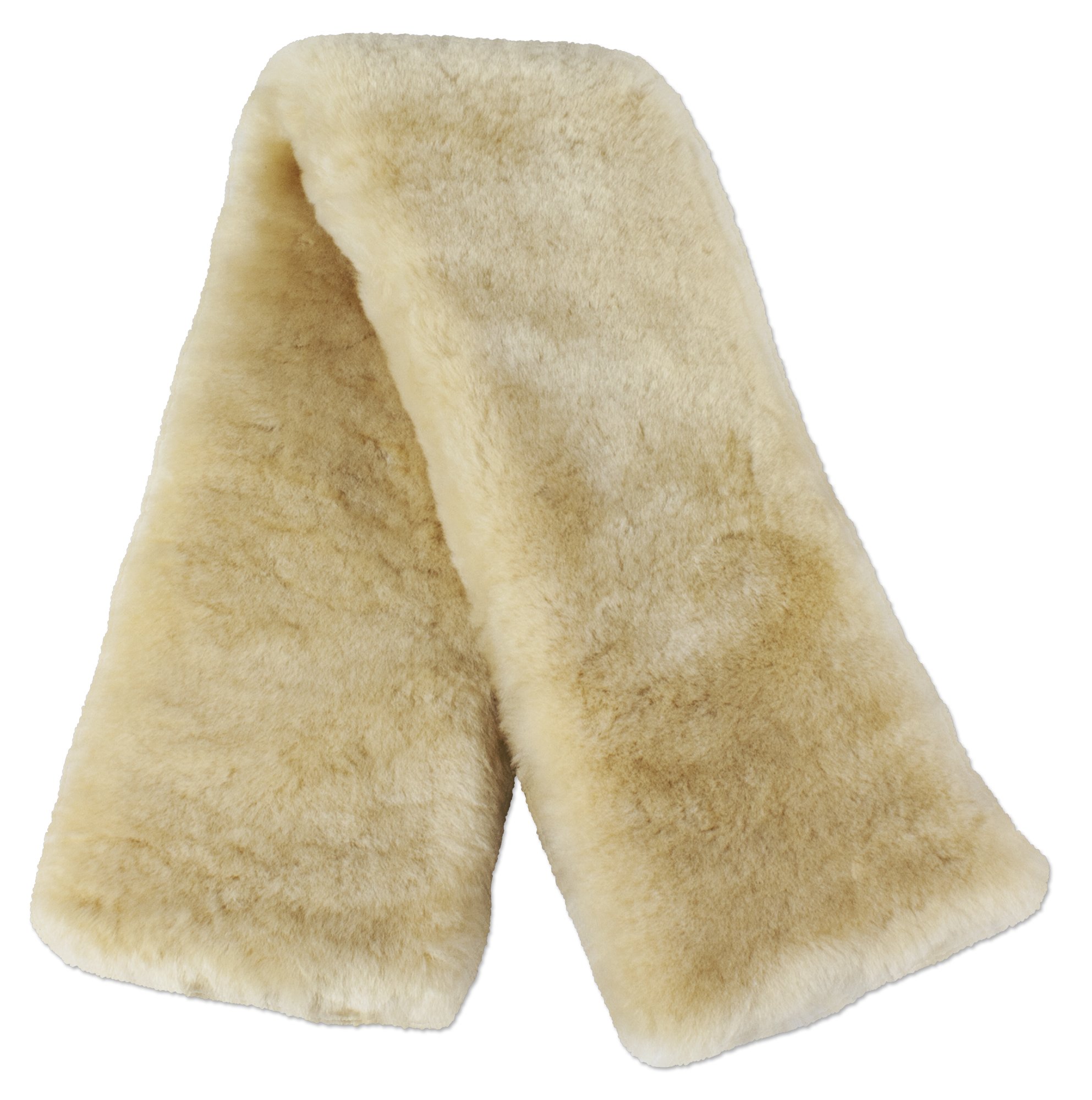 ECP Equine Comfort Products Easy Fit Genuine Merino Sheepskin Girth Cover, Prevents Gall Sores & Chafing, Sweat-Absorbing, Breathable, Soft & Protective, 36 Inches, Gold