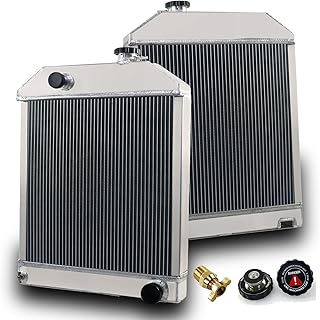 #C7NN8005L C7NN8005E Tractor Radiators, 3 Row Core Aluminum Tractor Radiator Compatible with Ford New Holland 231 233 335 340A 340B 445 2600 3600 3900 4000 5000 5100 5190 5200 5340 5600 6600