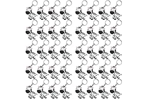 Adorable Zebra Keyring Set for Unforgettable Animal-Themed Festivities